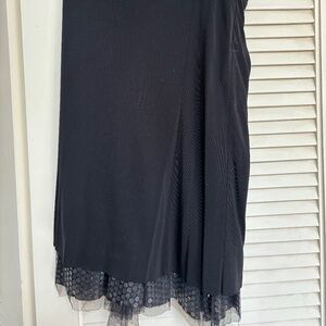 Vintage NWT Rozae Nichols black and sequined skirt
